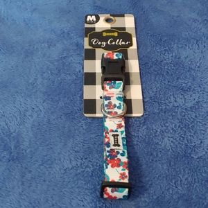 SALE  Woof Med. Blue. Orange White. Collar.  SALE